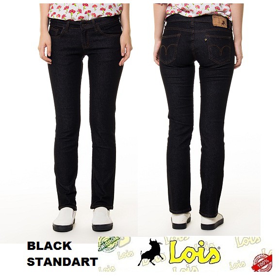 CELANA WANITA LOIS ORI-BLACK STANDAR