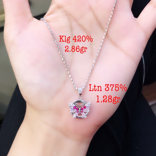Kalung dan liontin emas 420%&375%