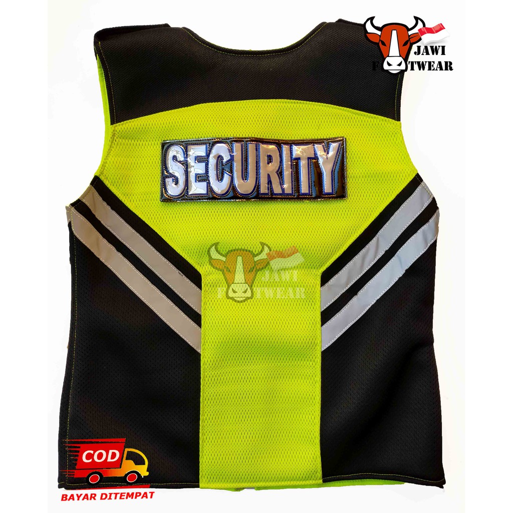 Rompi Security Tebal + Emblem