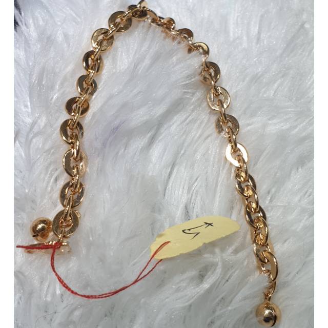 Gelang emas asli model nori