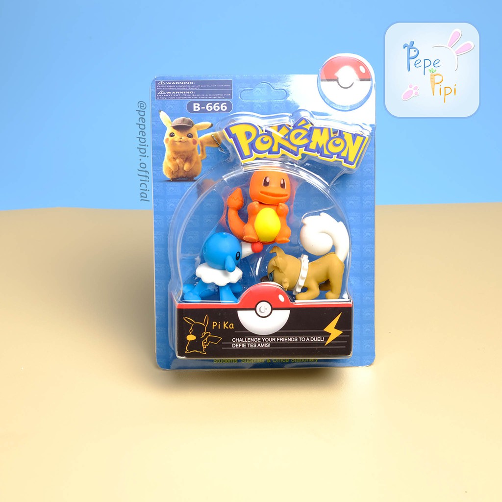 Penghapus Pokemon 3D Setip Eraser Hapusan Stip Pikachu Snorlax Eevee