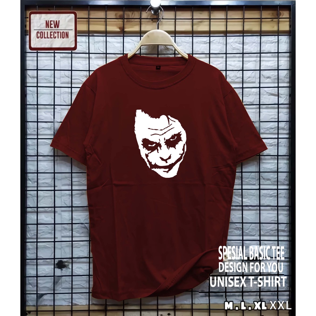 AS /  kaos distro motif topeng joker / kaos pria wanita / kaos pria / baju wanita / kaos wanita / baju pria / atasan / polos / atasan wanita / tshirt