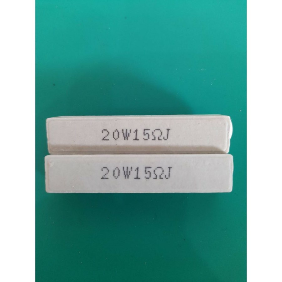 Resistor Kapur 20Watt - 4,7 4R7 10 12 15 18 20 22 33 39 47 Ohm 20W