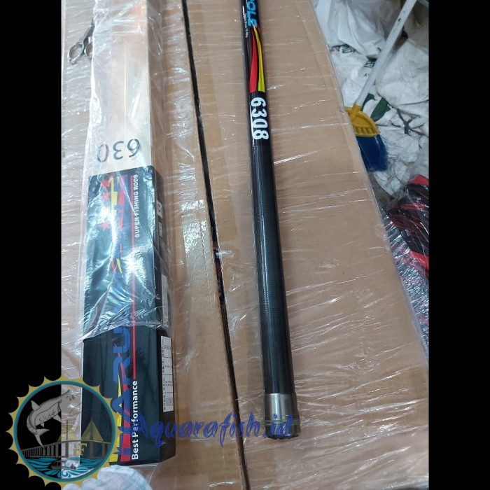 joran pancing joran tegeg carbon haruan pole 630 cm tegeg baronang kaku Joran pancing murah