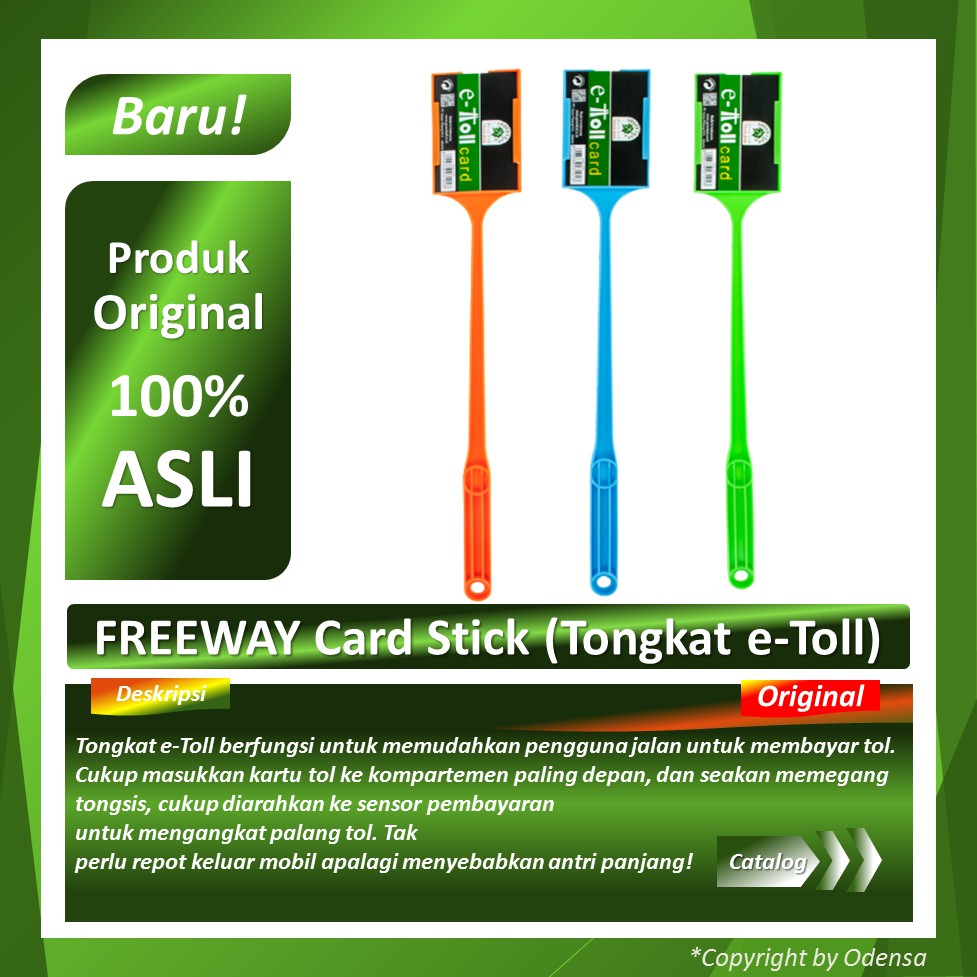 Tongkat E-TOLL Tongkat GTO Emoney Tongkat ETOLL TONGTOLL GTO Card