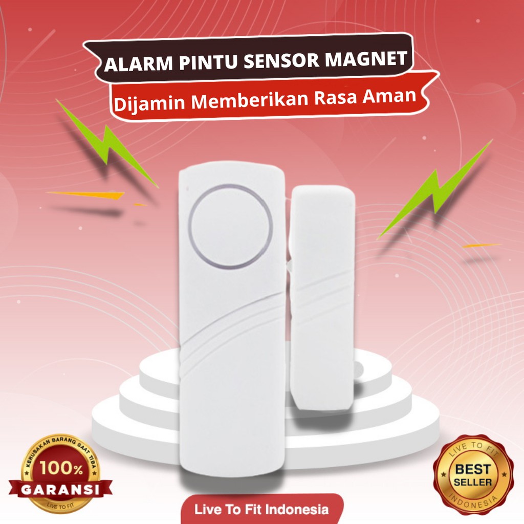 Alarm Sensor Gerak Magnet Pintu Rumah Anti Maling 188 GRATIS ONGKIR COD