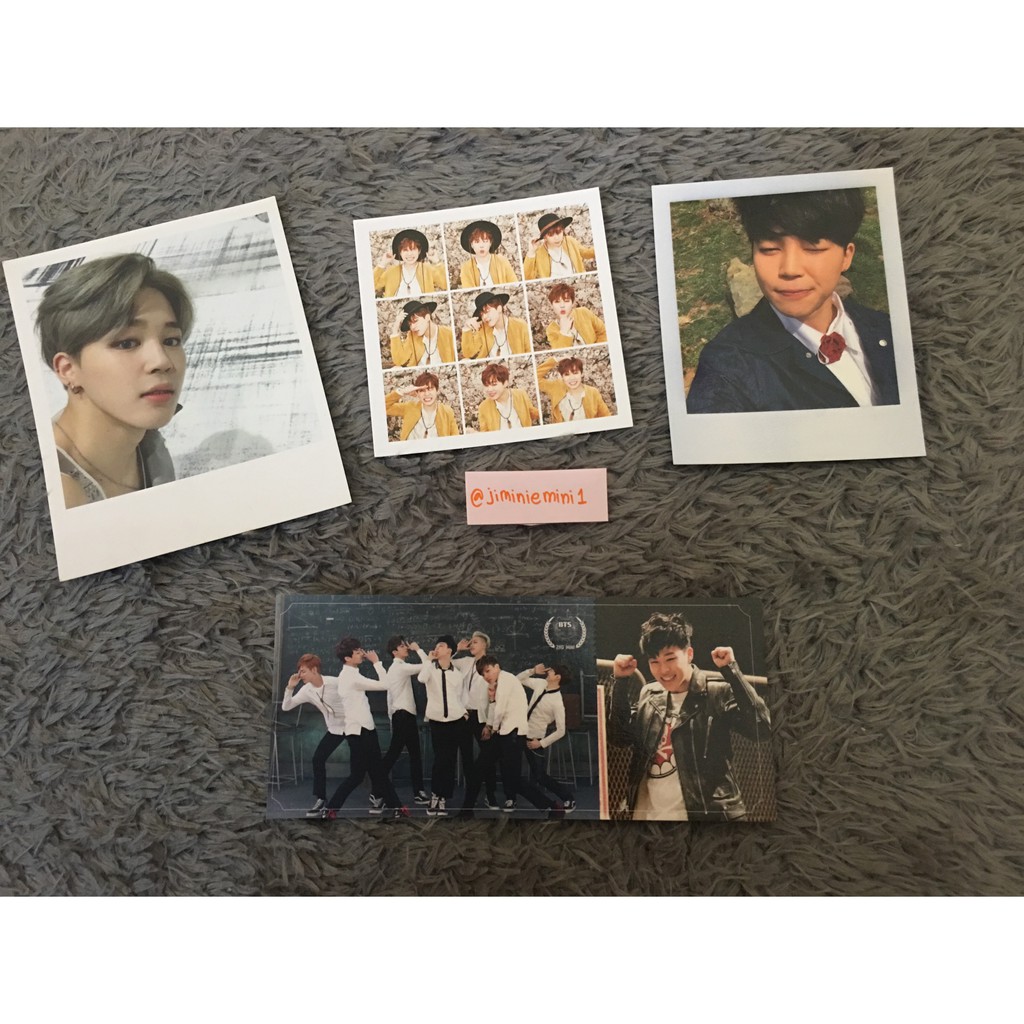 BTS JIMIN PHOTOCARD WINGS HYYH PT1 YOUNG FOREVER SKOOL LUV AFFAIR