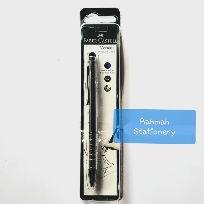 

Hemat Faber-Castell Pen Vernate 0.7 Silver Barrel Hemat