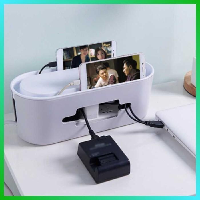 

Holder | Kotak Organizer Kabel Charger Wire Cable Management Box