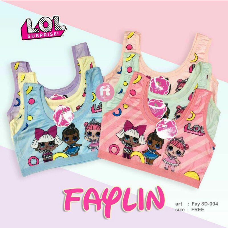 FAYLIN | Miniset Anak Pelajar / Sablon 3D LOL / art Fay LOL