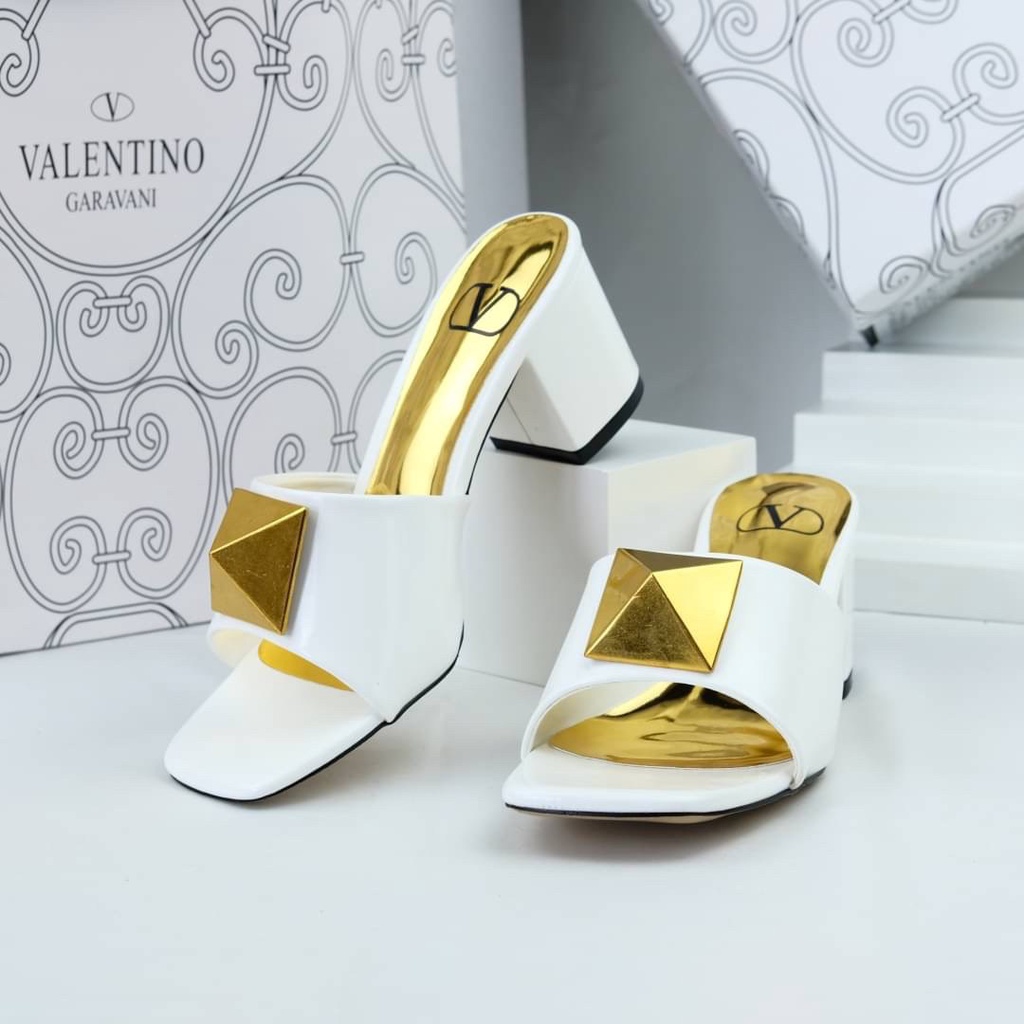 [7.7 Boombastis Sale⚡] - SENDAL WANITA VG AKSEN GOLD HIGH HEELS SANDAL VGS004 PREMIUM IMPORT