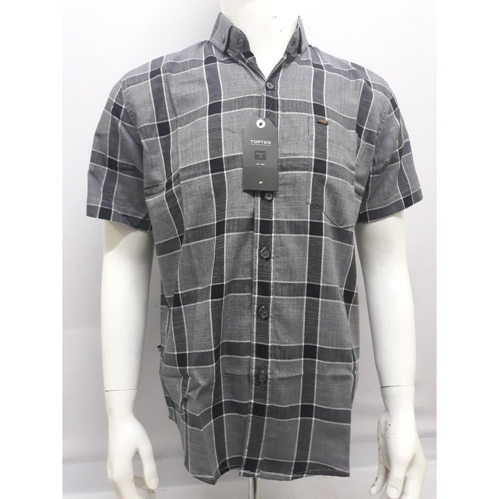 KEMEJA PRIA LENGAN PENDEK/TOPTEN_NR0156