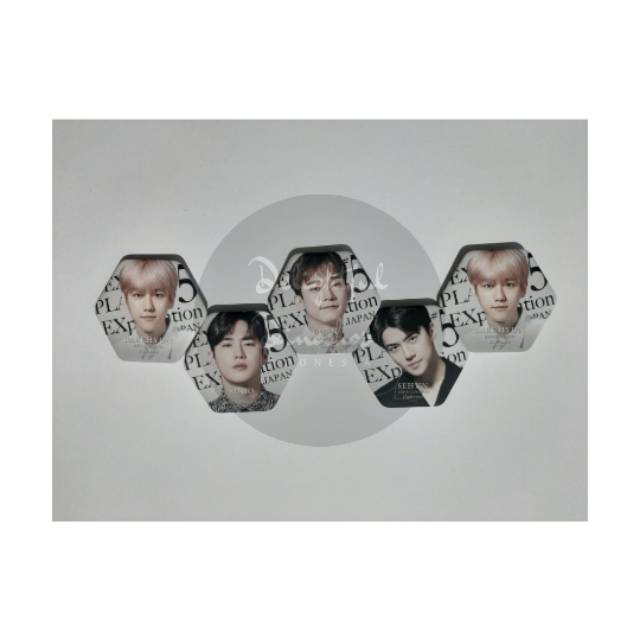 (READY STOCK) EXO EXPLORATION OFFICIAL GOODS JAPAN PIN BADGE SEHUN KAI CHANYEOL CHEN BAEKHYUN SUHO