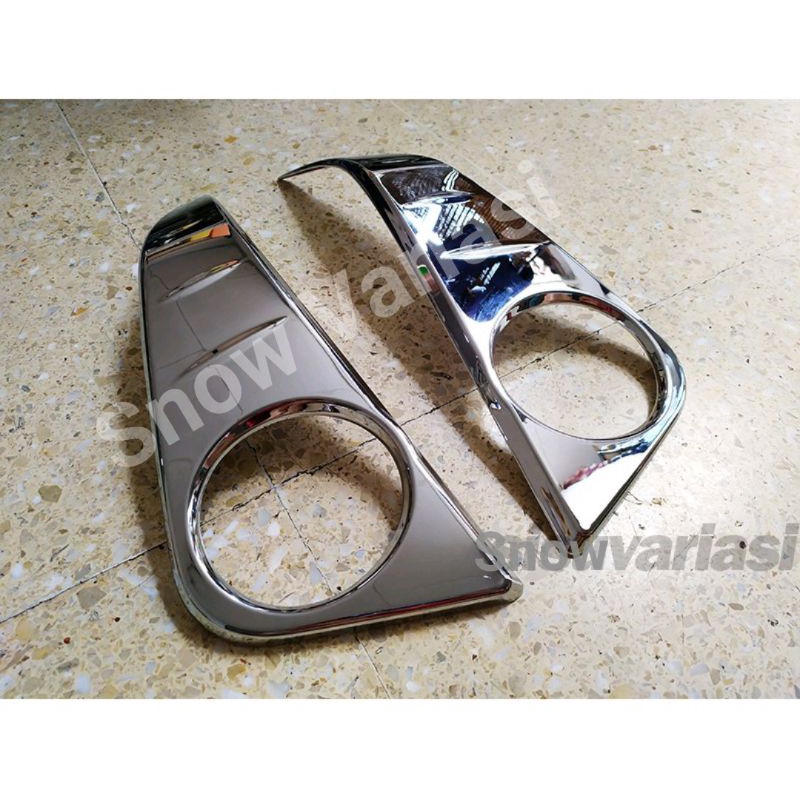 Garnish Lampu Kabut Krom Calya 2019 2021 Fog Lamp Cover Chrome JSL