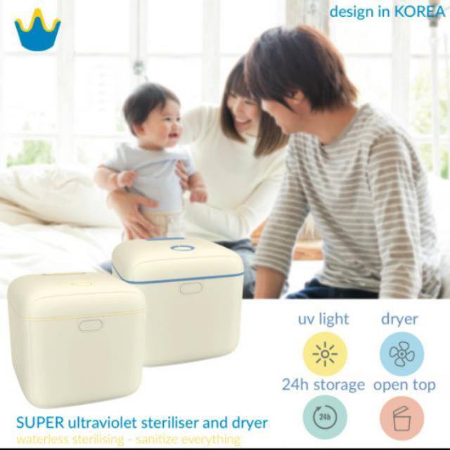 [PROMO FREE KERTAS KADO] Crown Super Multi Sterilizer UV and Dryer Cr-7888