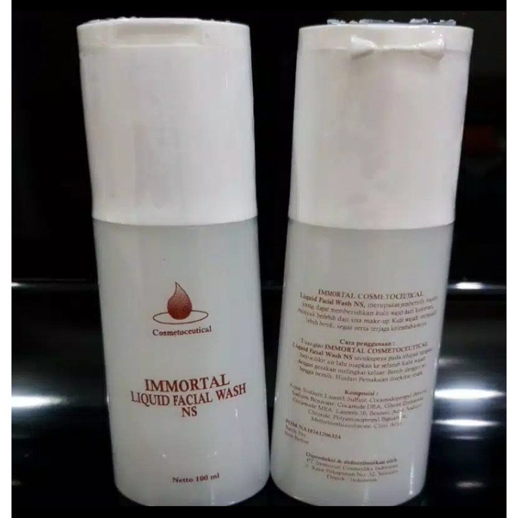 Immortal liquid facial wash NS