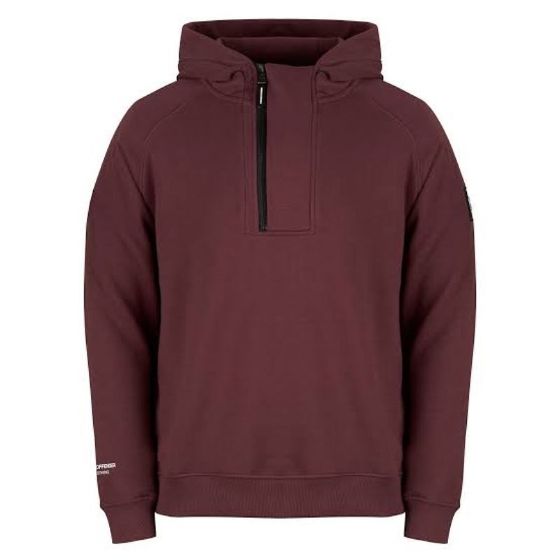 Hoodie halfzip weekend offender lamotta loganberry