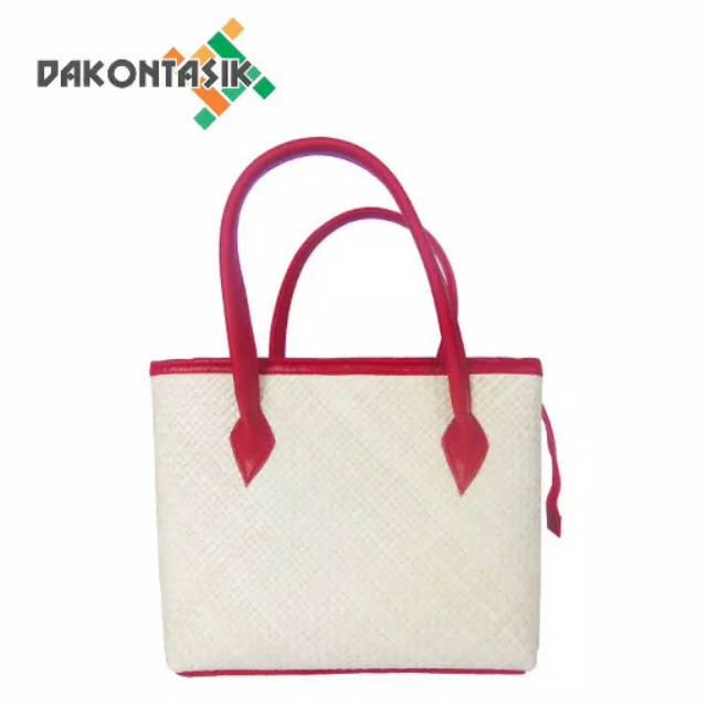 Tas Anyaman Wibi/Webe Polos Pandan Khas