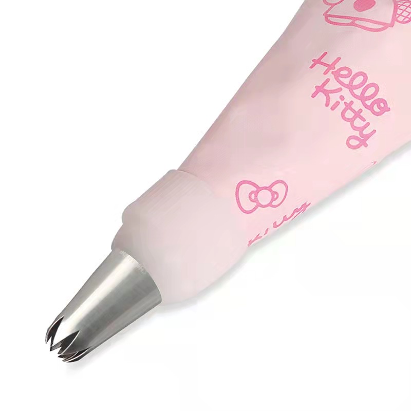 Hello Kitty 40 x 23 Cm Chefmade KT7040 Reusable Pastry Bag Silicone Silikon Tas Piping Bag Warna Pink