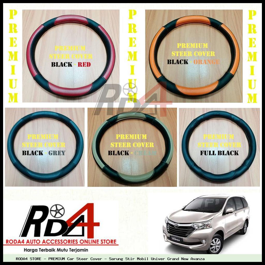 PREMIUM Car Steer Cover - Sarung Stir Mobil Univer Grand New Avanza