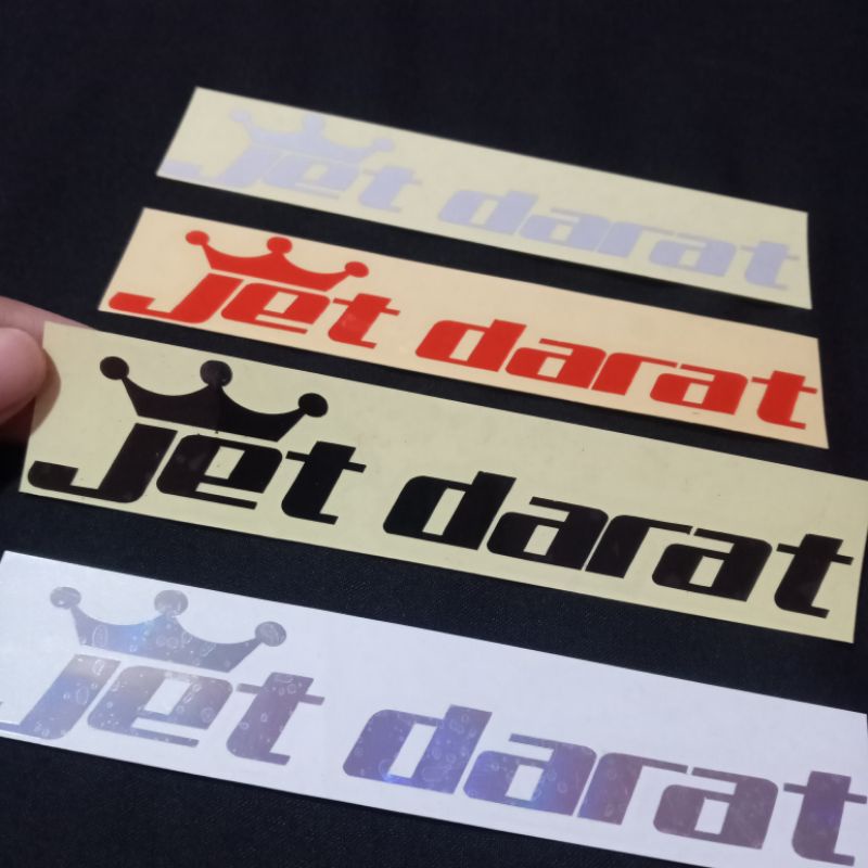 STICKER JET DARAT CUTTING STICKER CUTTING MOTOR CUTTING STICKER STICKER EMBLEM MOTOR LOGO STICKER LO