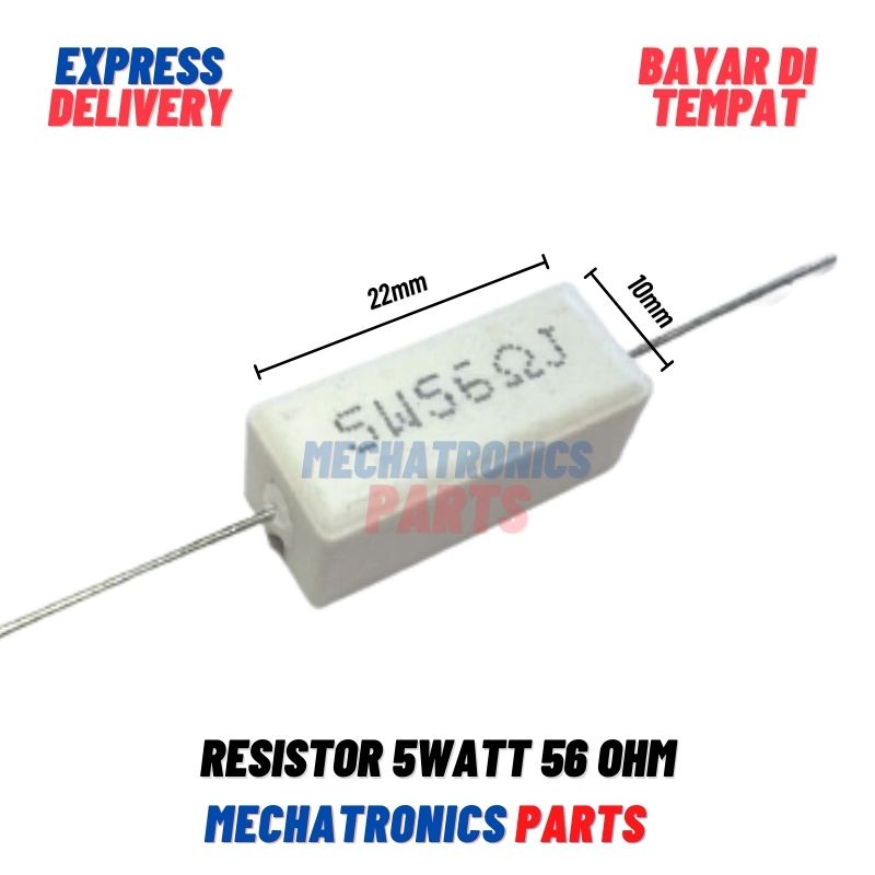 [PAS-9323] RESISTOR 5WATT 56OHM