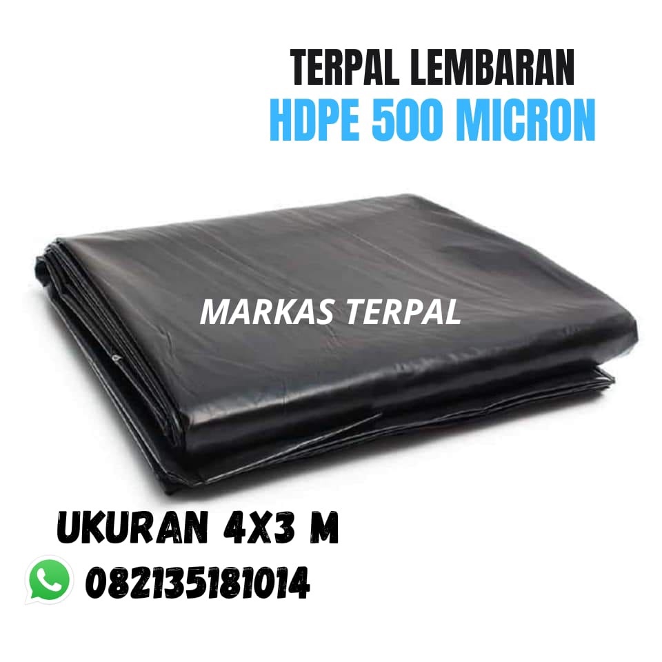 Terpal Lembaran 4X3 M HDPE 500 Micron