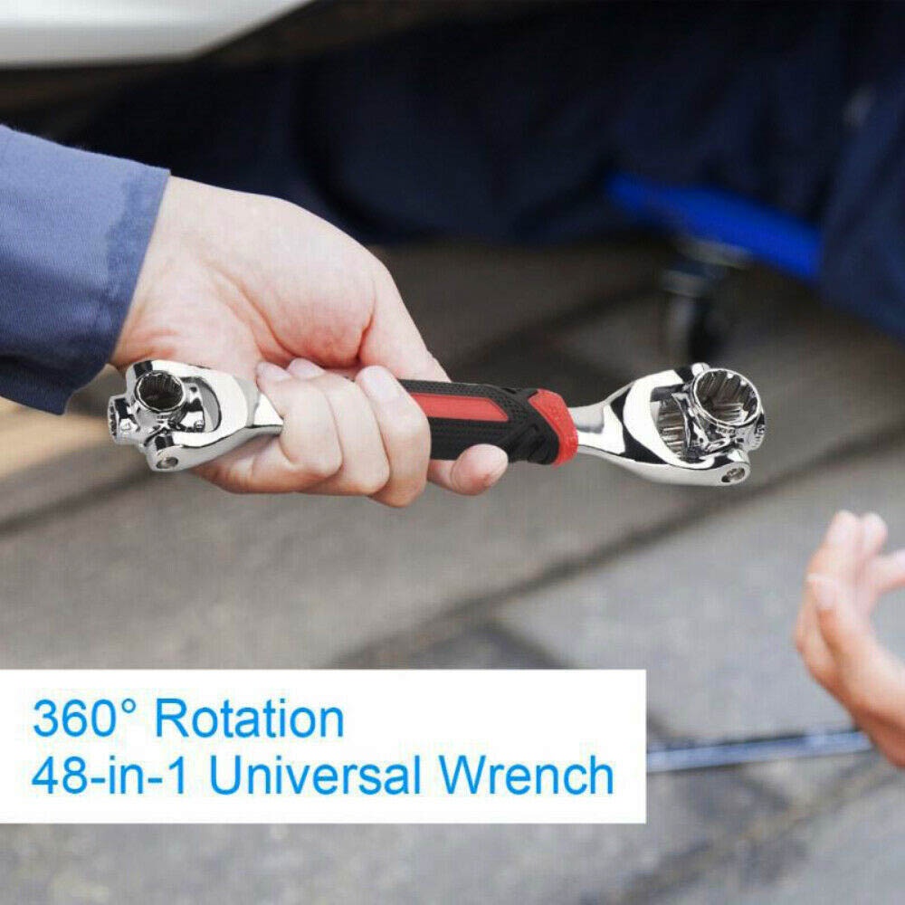 Universal Tiger Wrench 48 in 1 - Kunci baut Pas shock / Inggris/ Ring Multifungsi Mobil  perkakas Serbaguna RANDOM Motor rumah