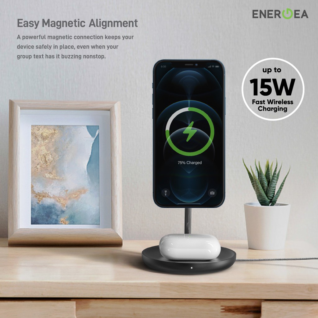 ENERGEA MAGDISC DOCK 7.5 W WIRELESS CHARGER