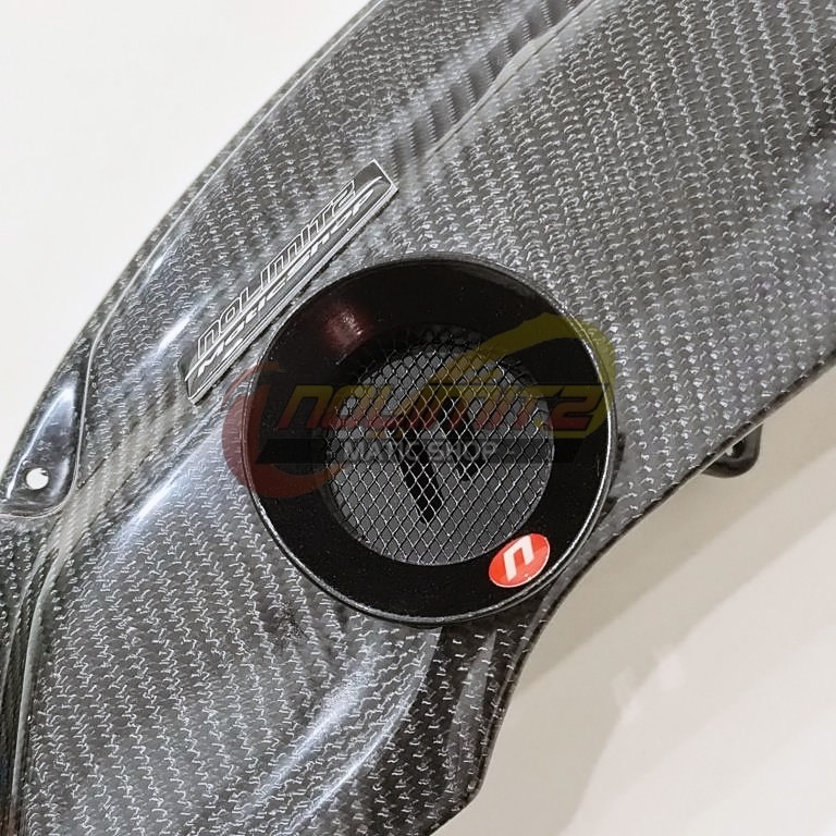 Cover Air Filter Udara Veloscope Carbon Kevlar Parts Ori Yamaha NMAX Aerox 155 2020