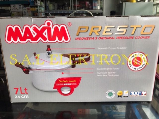 Presto pressure cooker Maxim 7 Liter