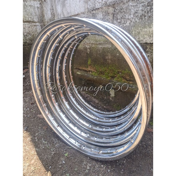 Velg did chrome ring 17 ukuran 160 original bekas copotan velg did besi chrome ring 17