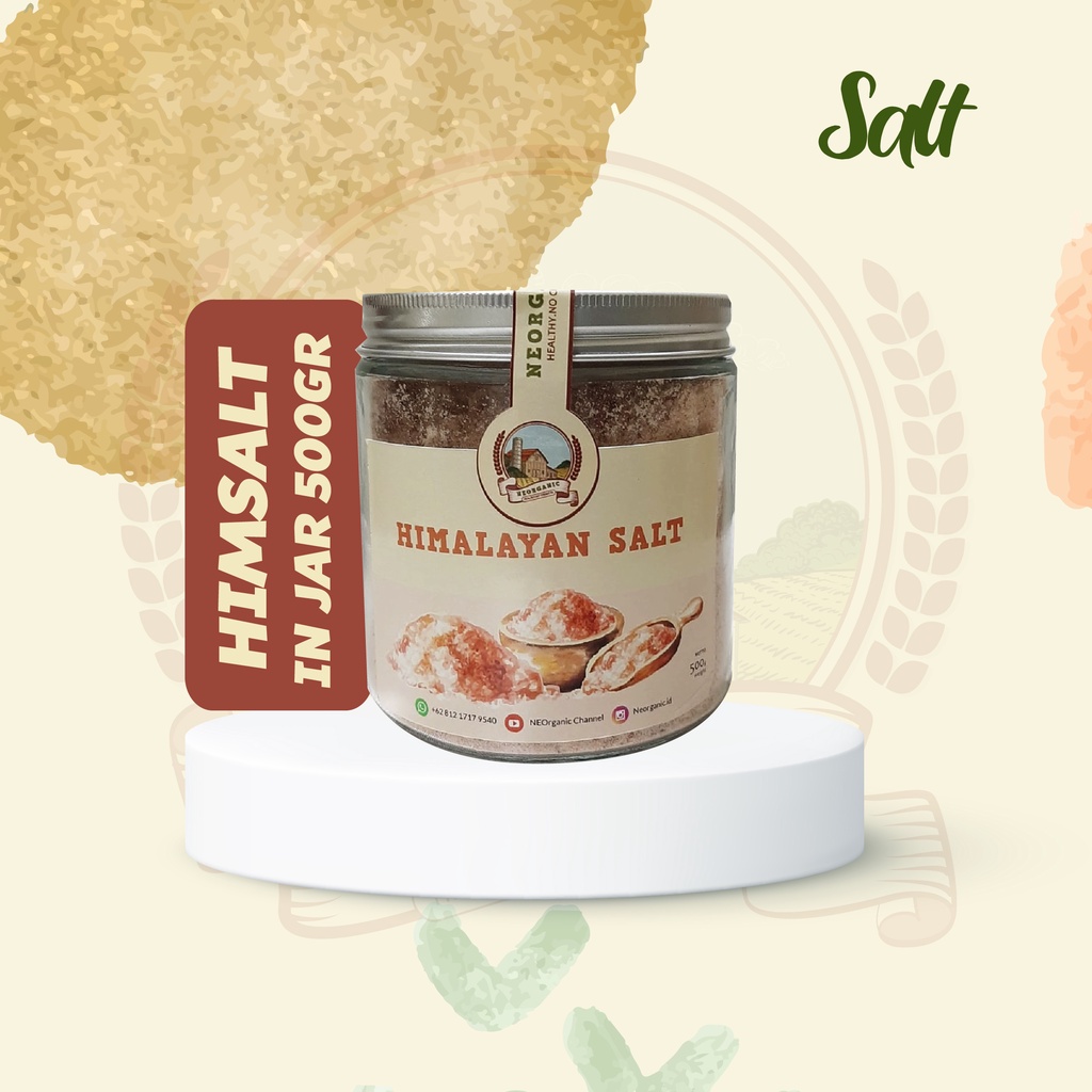 

Garam Himalaya / Himalayan Salt 500gr kemasan botol kaca