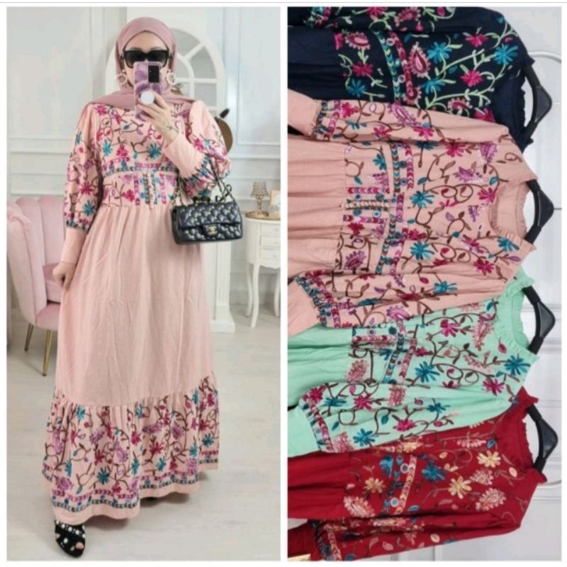 Gamis Lesti Bordir by Meijiwang