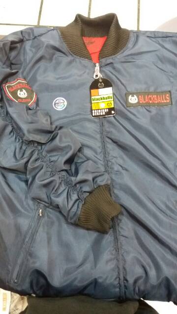 jaket bomber jumbo XXL/bolak balik