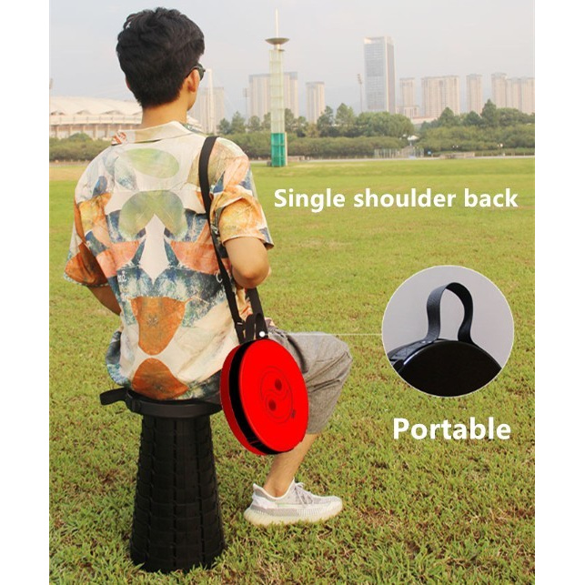 ready stock instant grab gosend Portable Seat Telescopic ORIGINAL
