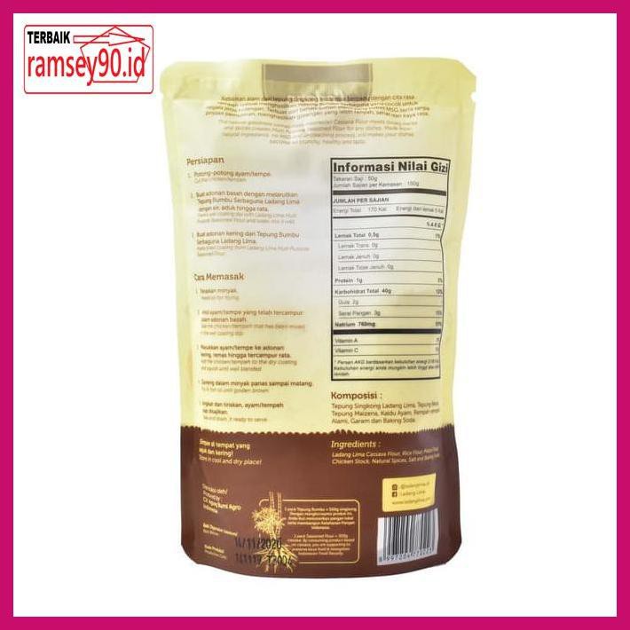 

Rytdhy- Ladang Lima Tepung Bumbu Cassava Serba Guna 150 Gr 7Utu7T-