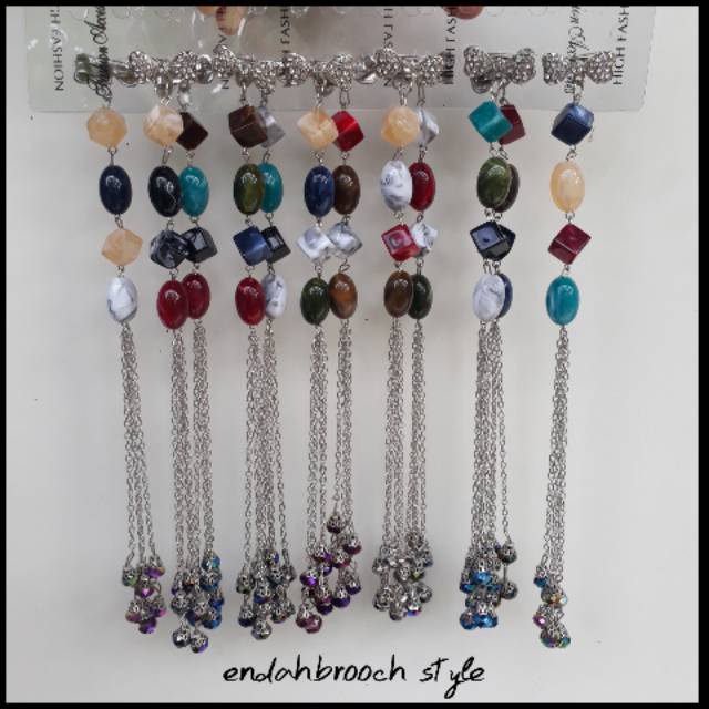 CANTIK  BROS DAGU JUNTAI PANJANG KOMBINASI KRISTAL BATU GIOK