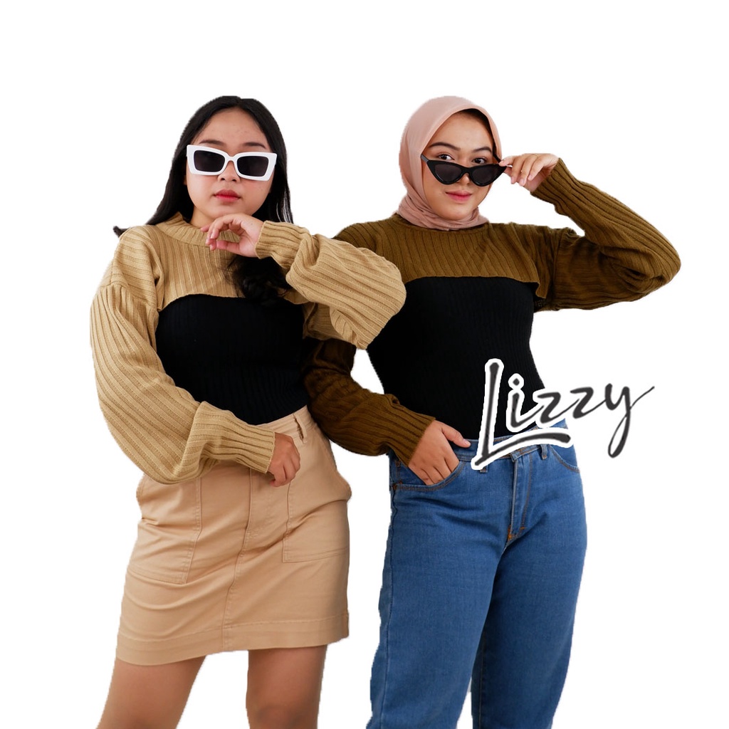 Lizzy - YOURA CROP SWEATER PREMIUM