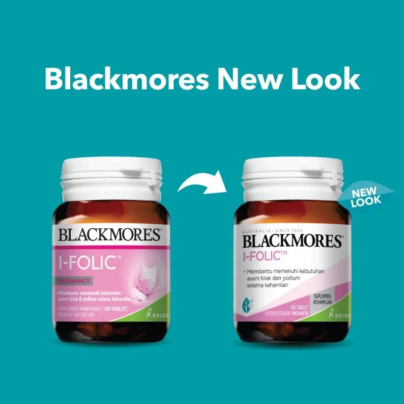 Blackmores I-Folic BPOM Kalbe Farma 150 tablet 150tablet / 60 tabs 60tablets Asam Folat