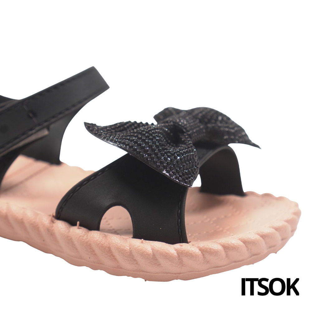 ITSOK SANDAL ANAK MOTIF PITA / SANDAL ANAK KOREA / SANDAL ANAK MURAH