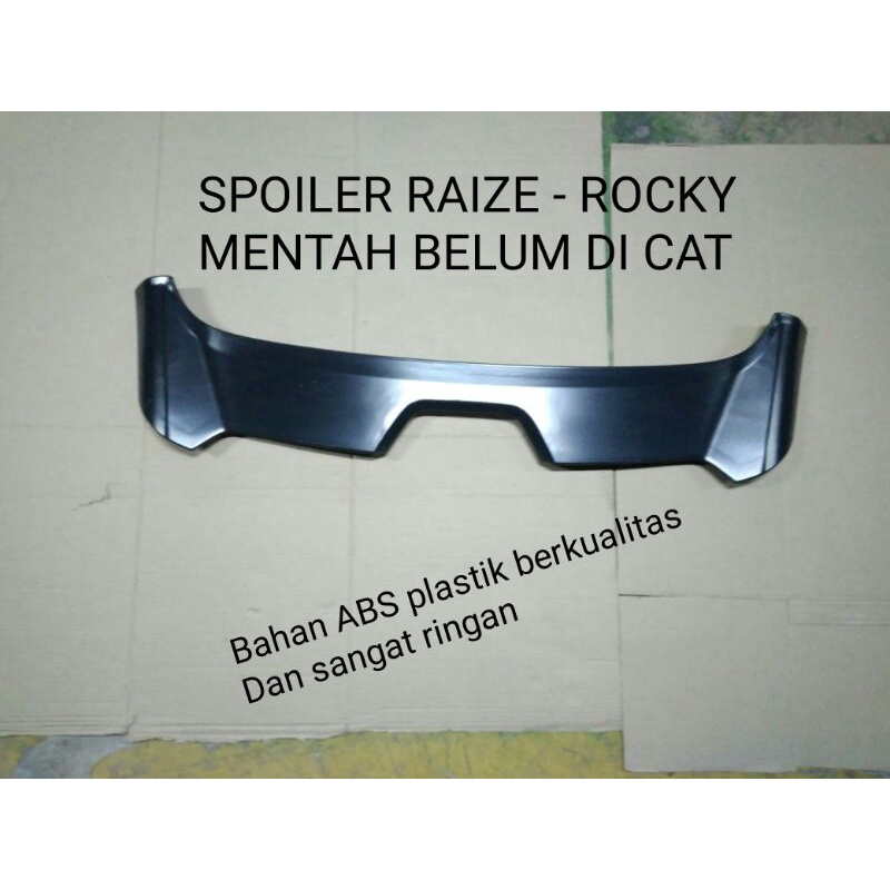 spoiler Toyota Raize dan Rocky