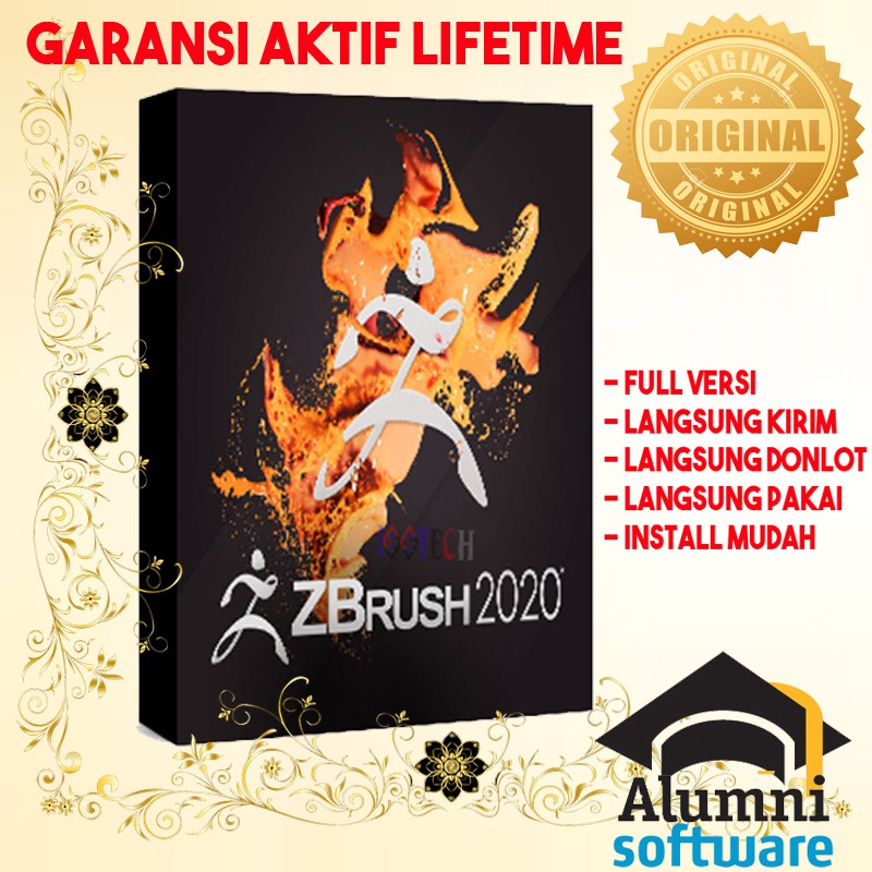 [FULL VERSION] Pixologic ZBrush 2020 Editing Editor - GARANSI AKTIVASI