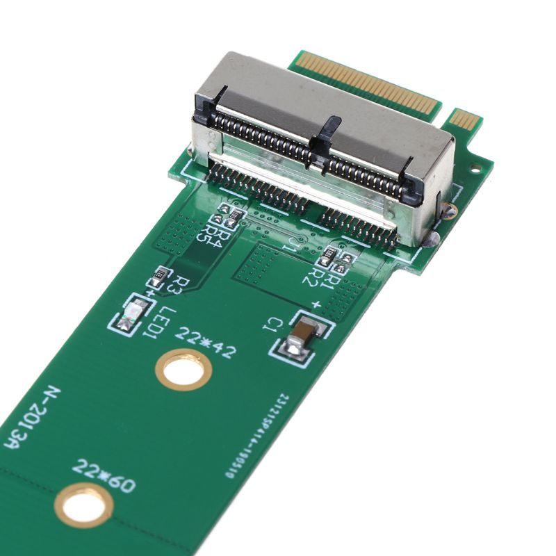 btsg For MacBook Air Pro 12+16 Pins SSD to M.2 Key M (NGFF) PCI-e Adapter Converter Card for PC Computer Accessories