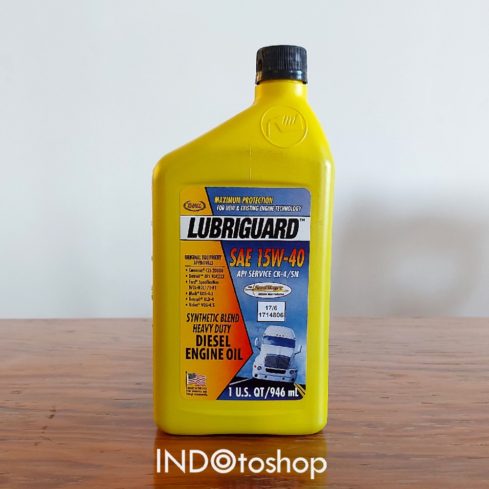 OLI MOBIL DIESEL LUBRIGUARD 15W-40 SM CK-4 SYNTETHIC 946ML
