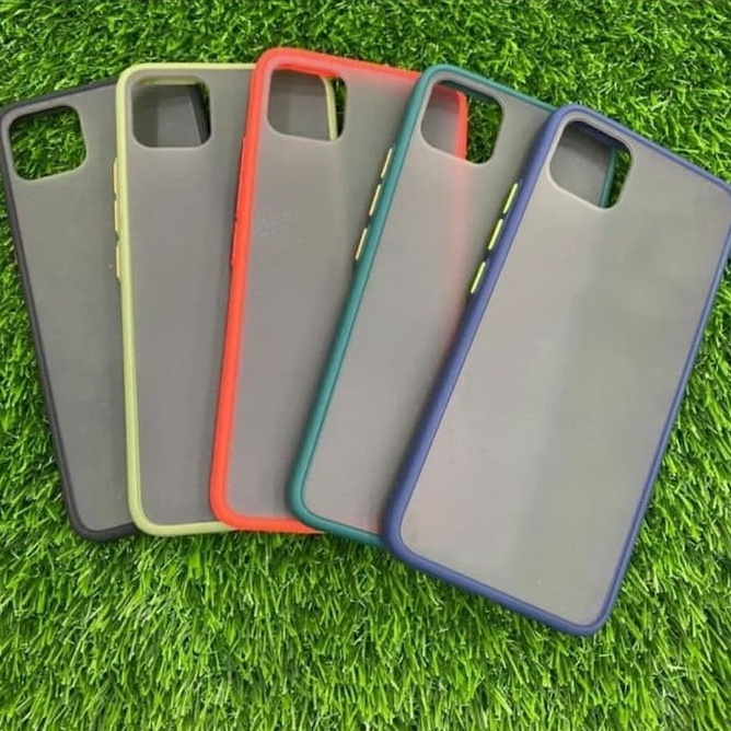 CASE MATTE REALME C21Y TRANSPARAN FUZE MACARON MY CHOICE - FA