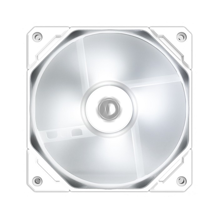 ID-COOLING TF-12025-SW 120mm White LED PWM Fan