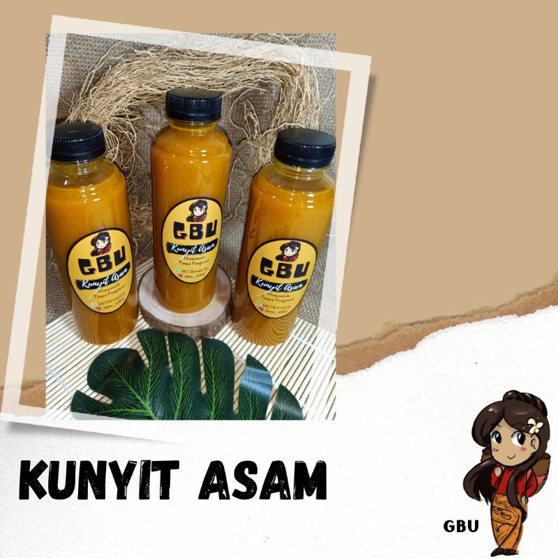 

Jamu Kunyit Asam 250 ml