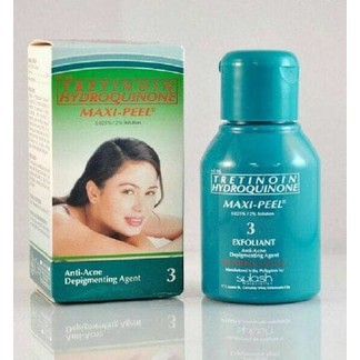 TRETINOMI HYDROQUINONE MAXI PEEL 3 Anti-Acne [HIJAU] ready