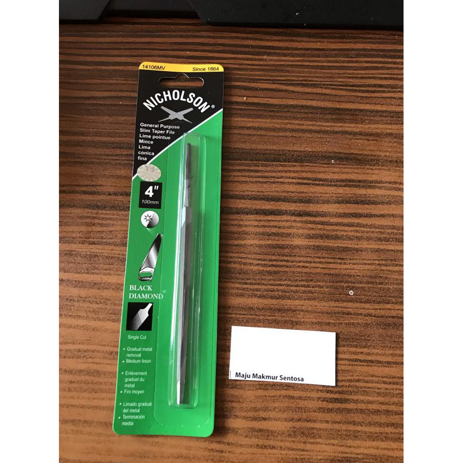 READY STOK MATA KIKIR GERGAJI/MATA SEGITIGA NICHOLSON/MATA ASAH GERGAJI 4"